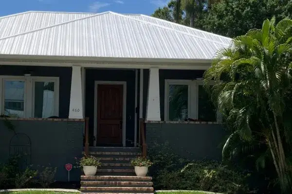 Bungalow-Exterior Paint Colors-dark gray and white-Atlanta-Kimberly Painting