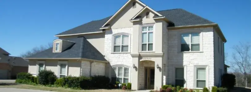 Exterior Paint Color Schemes - Kimberly Painting - Cumming, GA - White and Off White Expansive Two Story