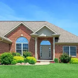 Exterior Paint Colors-Brown Brick with Off White Accent-north Atlanta-Kimberly Painting-300x300