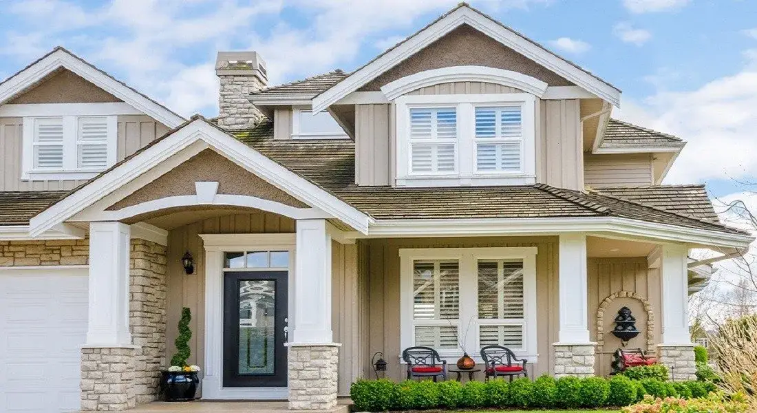 Front Door Paint Colors - Black, White, Beige - Exterior Painters - Cumming, GA - Kimberly Painting