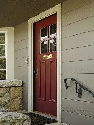 Front Door Paint Colors - Red, Gray, White - Cumming, GA - Kimberly Painting 300x400