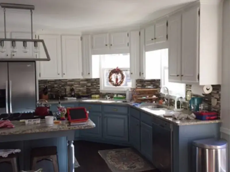 Kitchen cabinet painting, Cumming GA, after