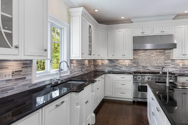 Black and White Kitchen Remodel in Buckhead, GA