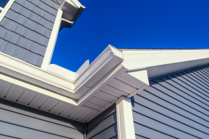 Soffit Repair Services - New Soffit During Exterior Paint Project