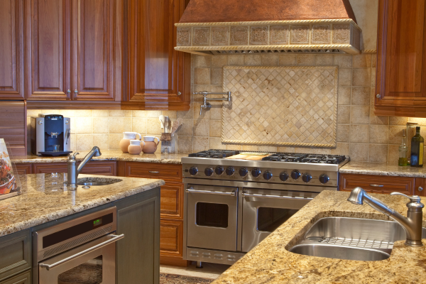 Tuscan Style Kitchen with Copper