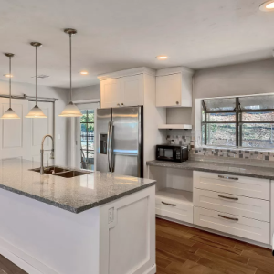 White Kitchen Cabinets, Alpharetta, GA - Glen Abbey Cabinet Painting